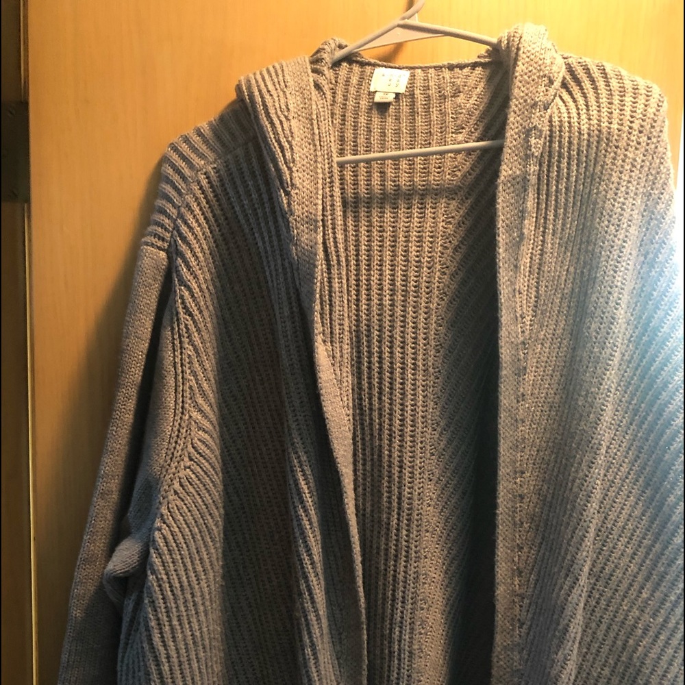 Gray car coat